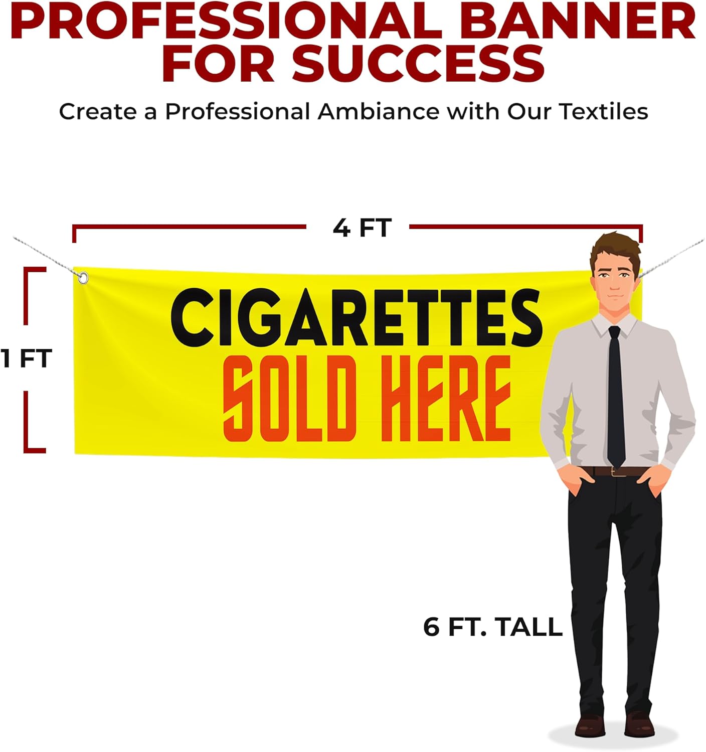 Cigarettes Large Banner