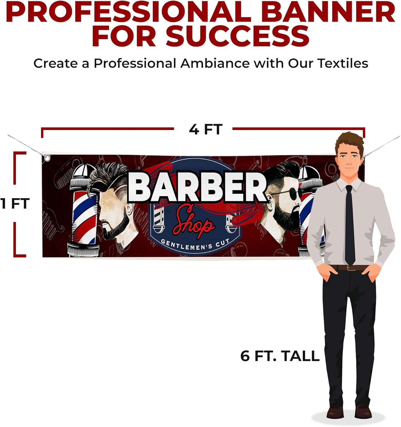 Barber Shop Large Banner