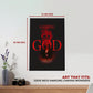 Gaming God Wall Canvas Set of 1 Set of 1 - 12x16