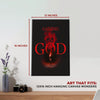 Gaming God Wall Canvas Set of 1 Set of 1 - 12x16