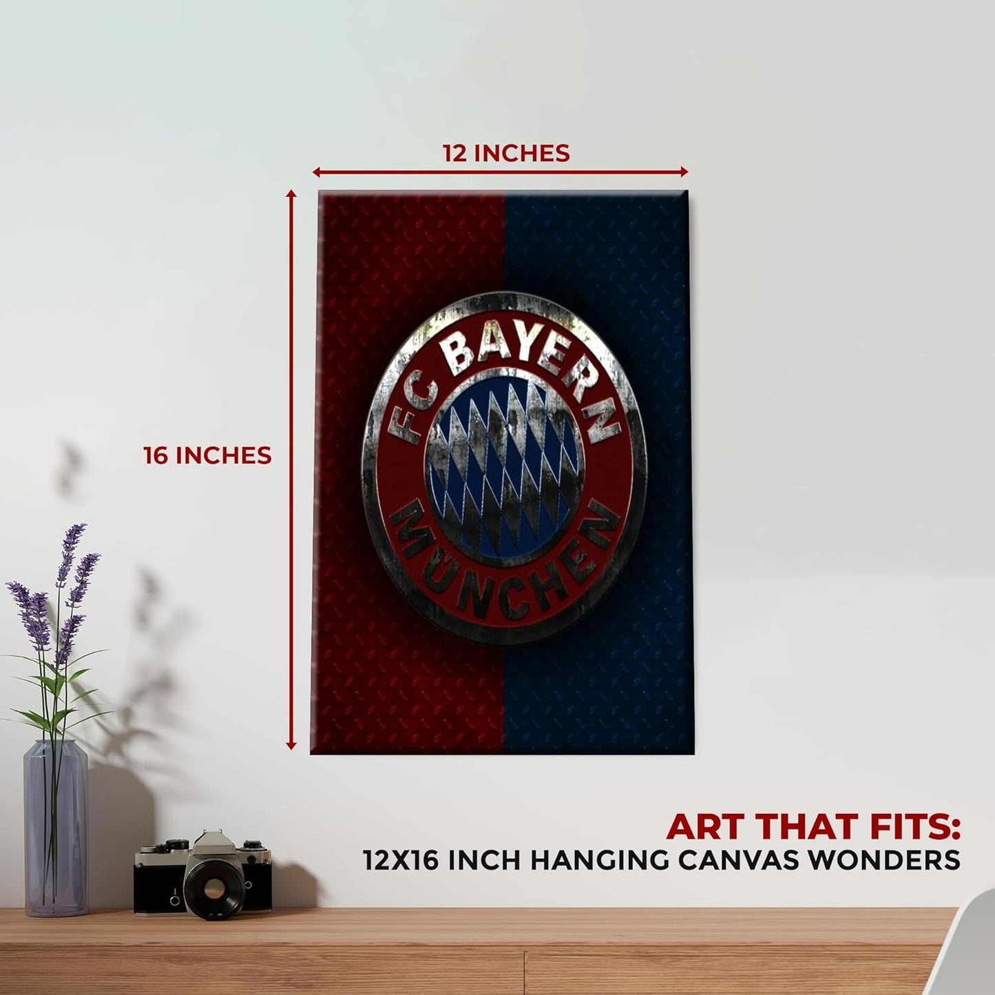 Bayern Munchen Wall Canvas Set of 1 Set of 1 - 12x16