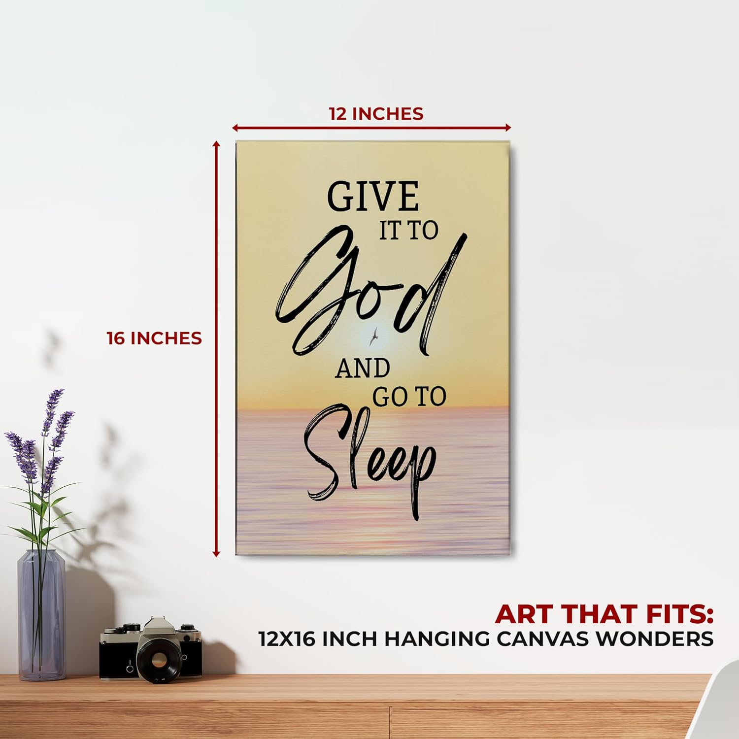 Give It To God Wall Canvas | Set of 1