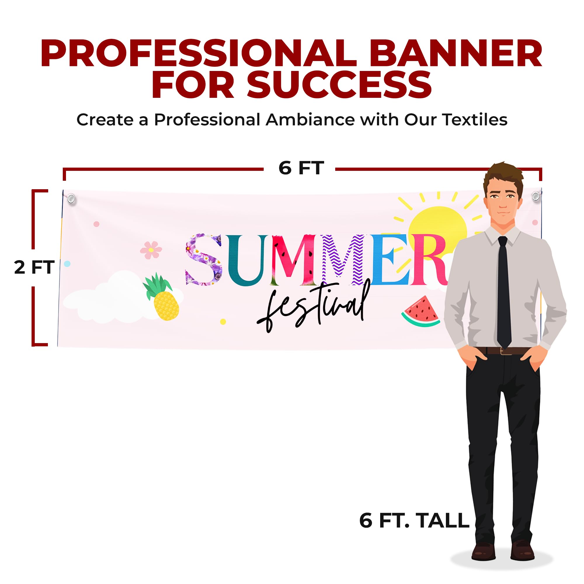 Summer Festival Large Banner