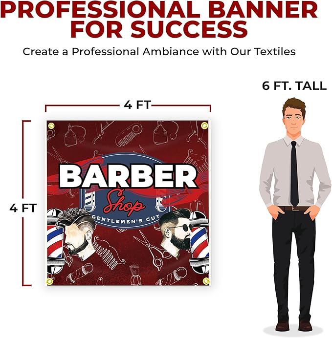 Barber Shop Large Banner