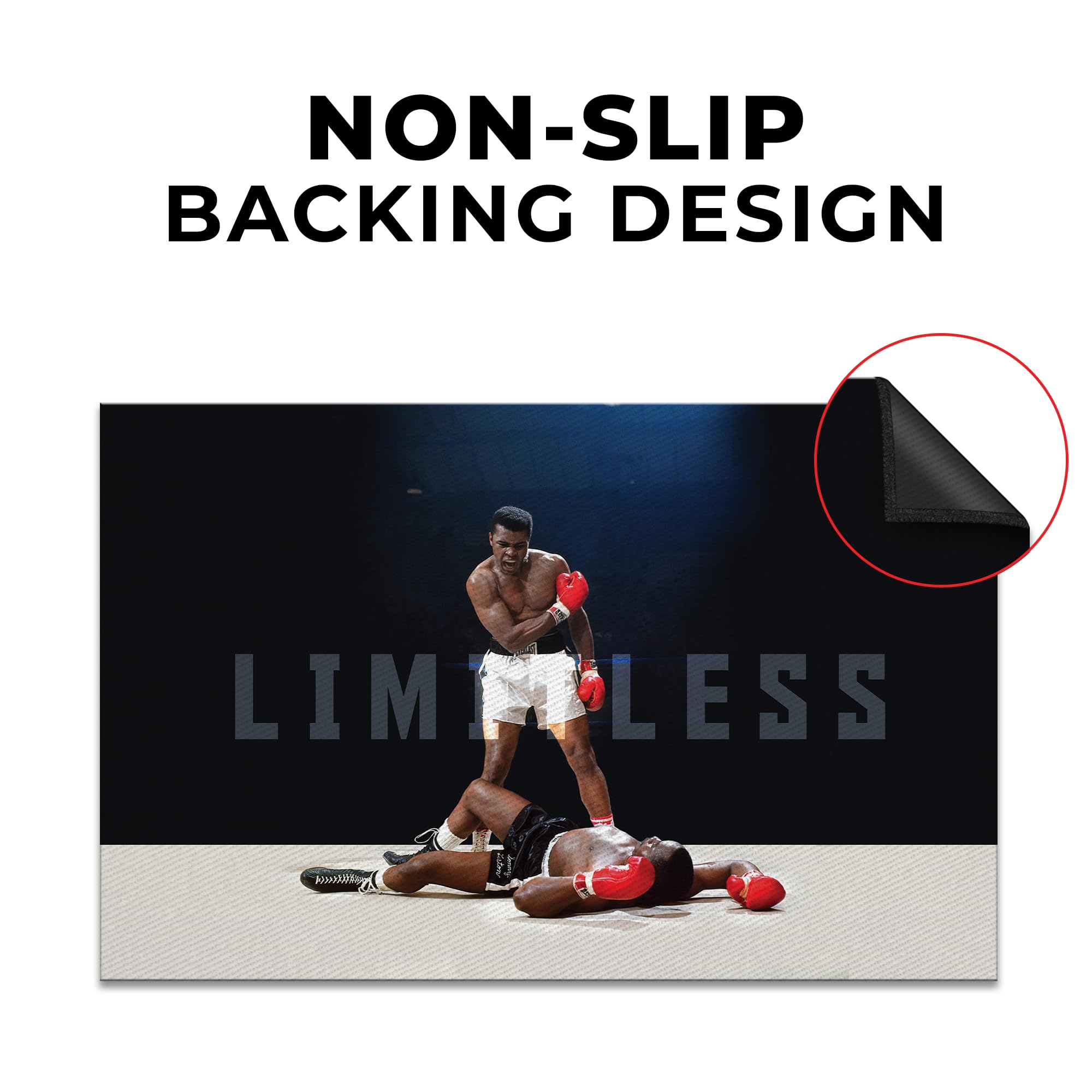 Mohammad Ali Decor Rug- 62x40 inches