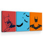 Batman 2 Wall Canvas Set of 3 - 16x24