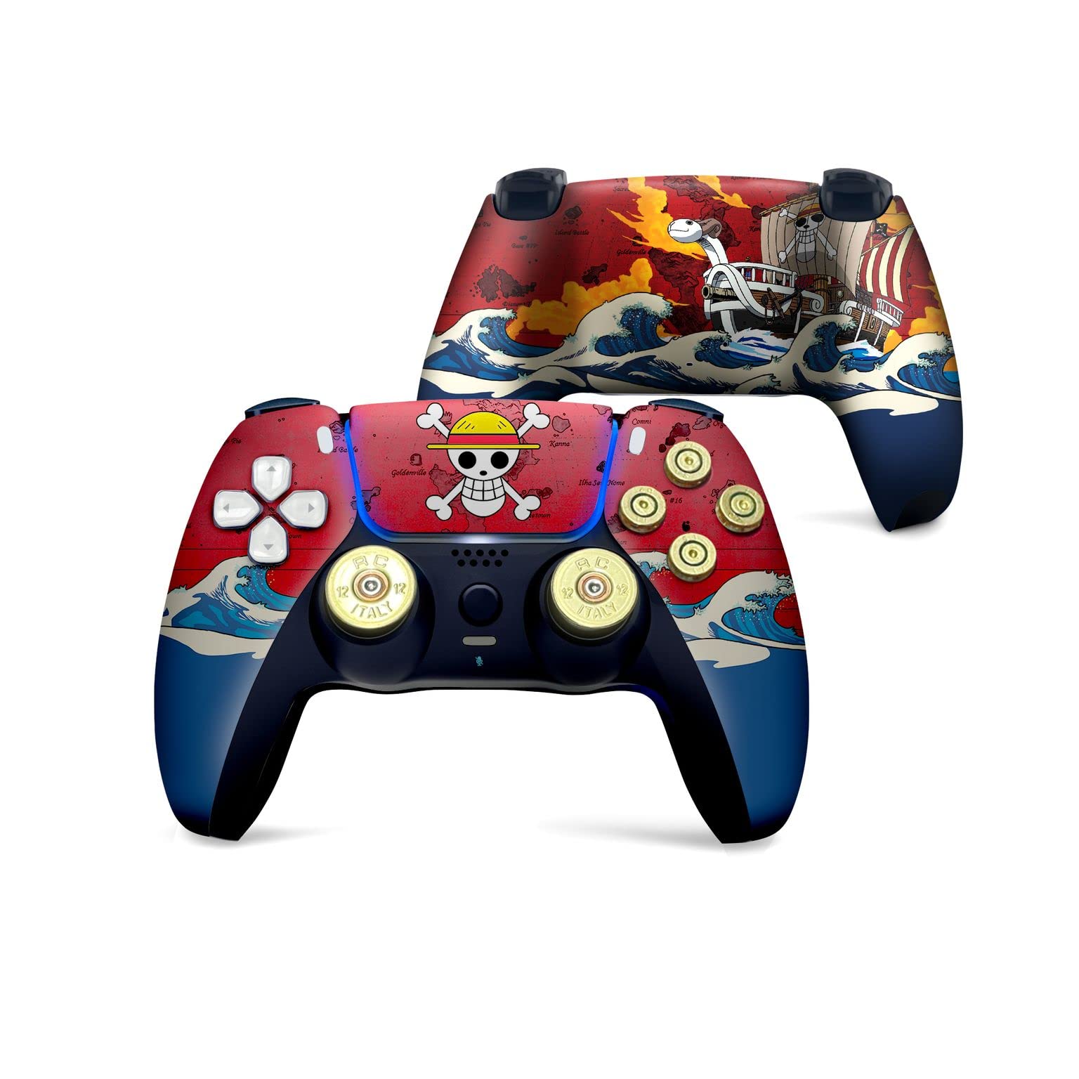 One Piece PS5 Controller Custom Design Bullets
