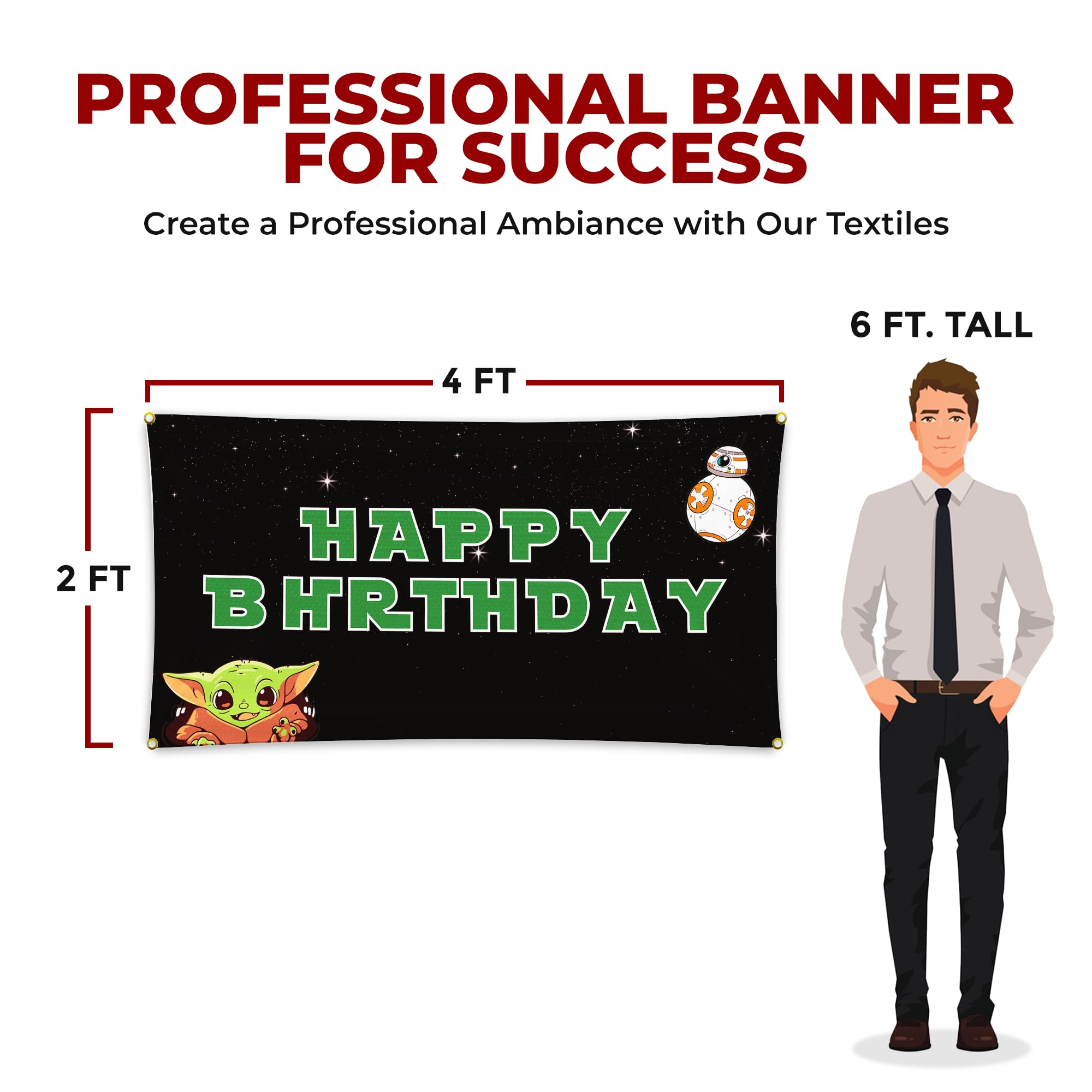 Star Wars Birthday Large Banner