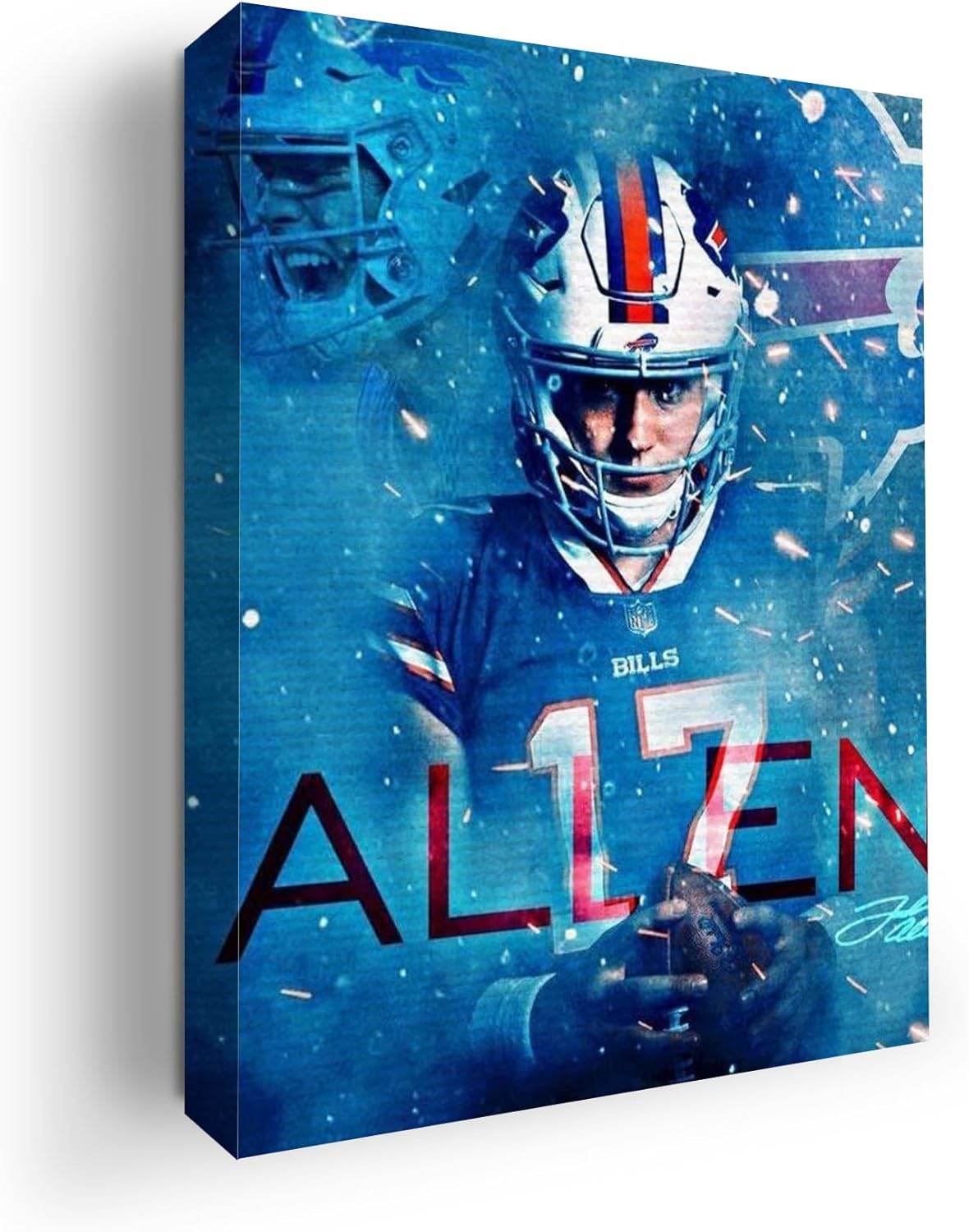 Josh Allen Wall Canvas Set of 1