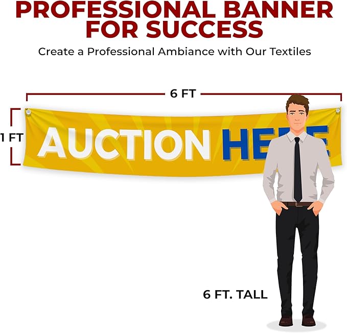 Auction Here Large Banner