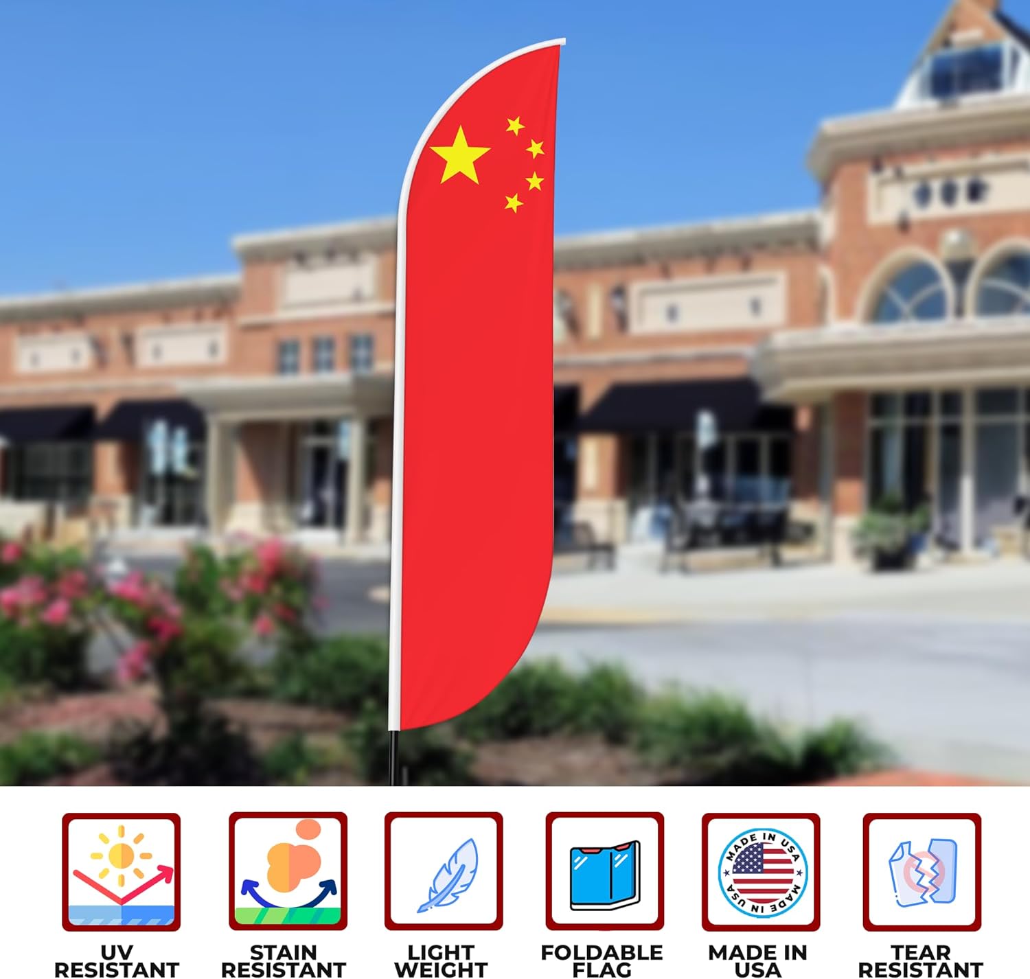 China Feather Flag / Swooper Flag