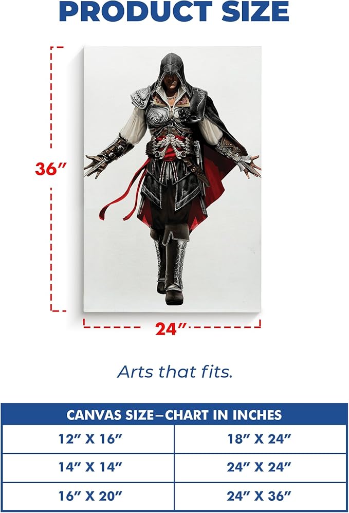 Assassin Wall Canvas 1 Piece