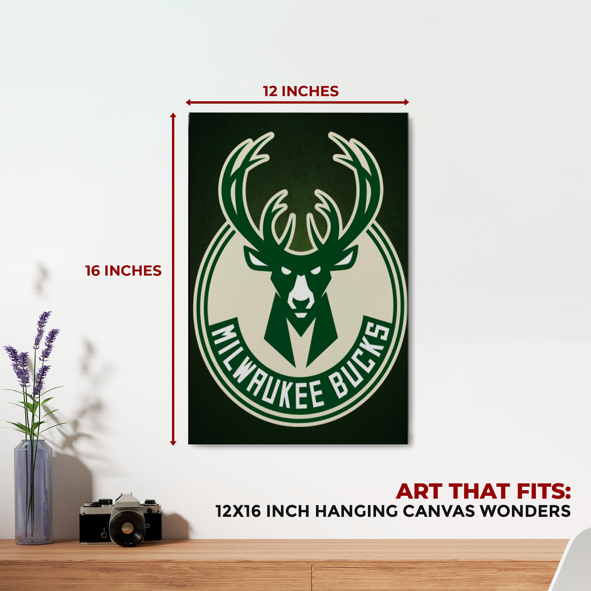 Milwaukee Bucks Wall Canvas Set of 1