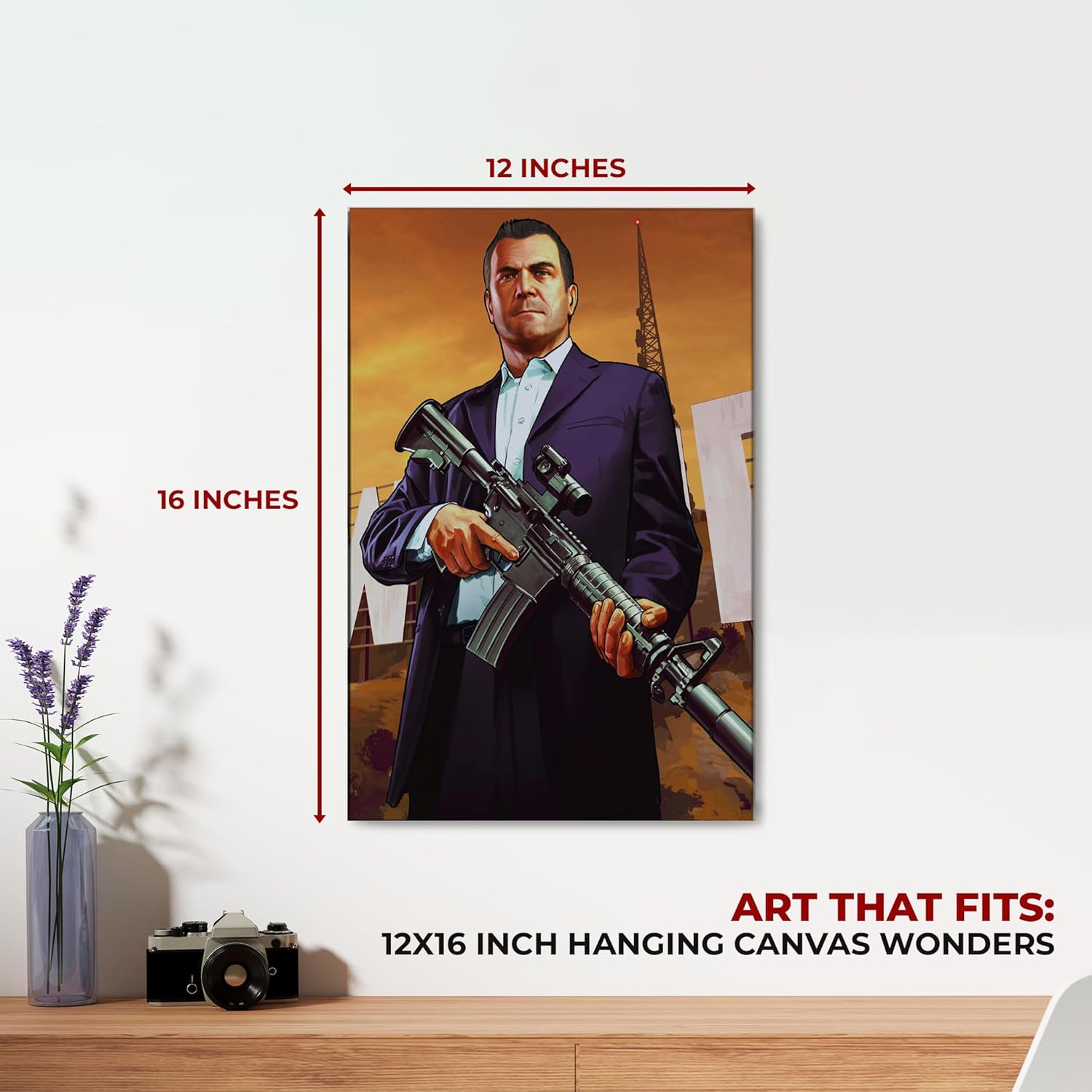 Grand Theft Auto Wall Canvas Set of 1