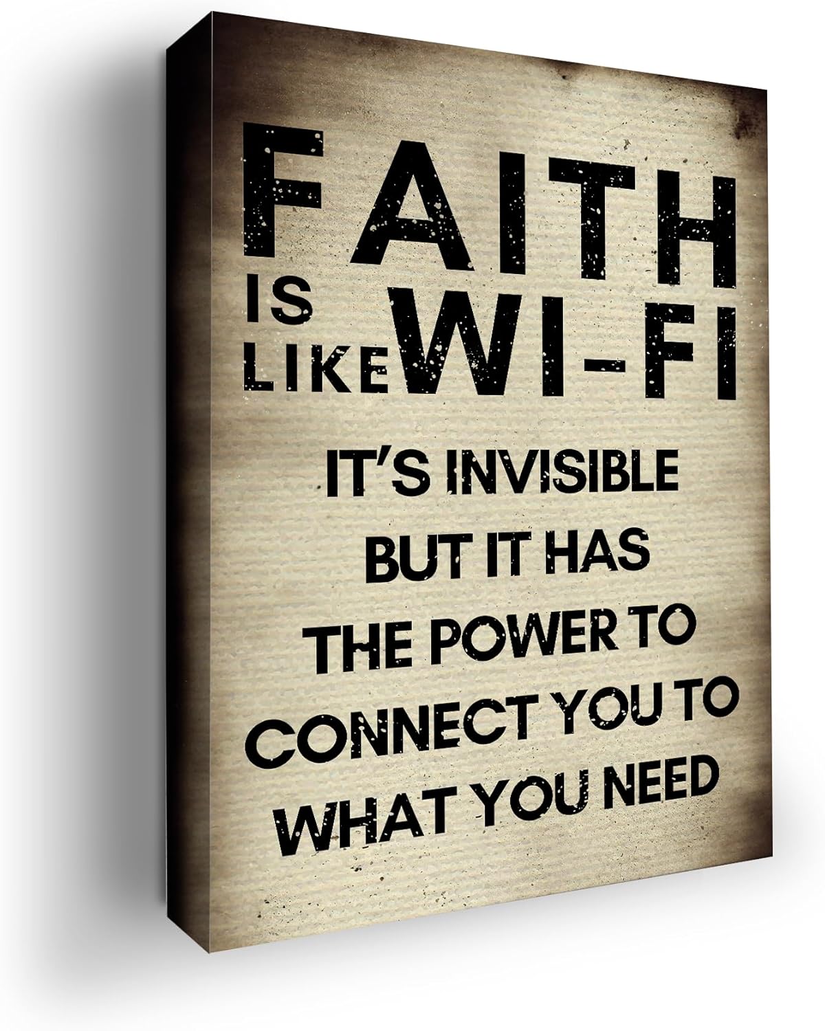 Faith Is Like WIFI Wall Canvas Set of 1