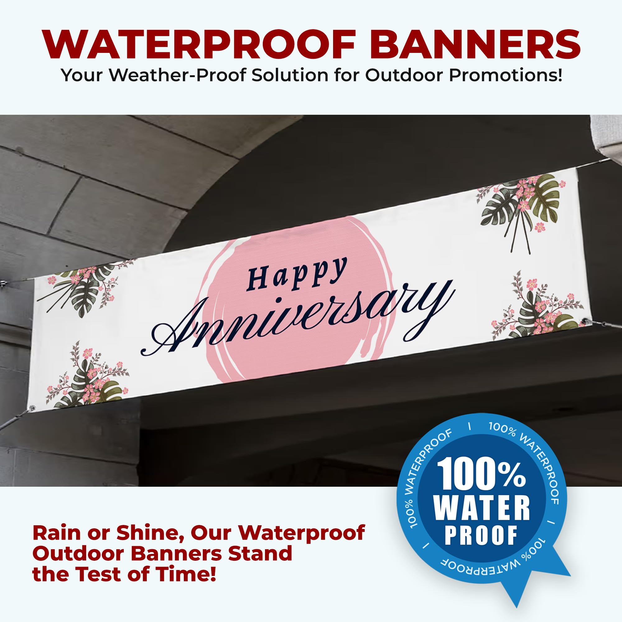 Happy Anniversary Large Banner