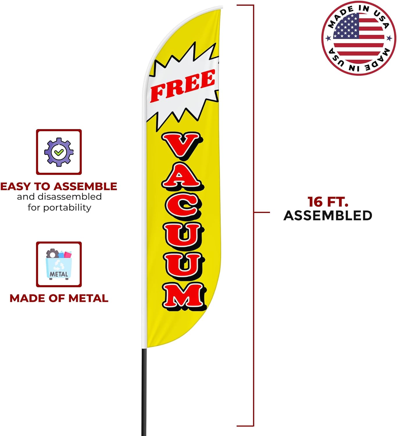 Free Vacuum Feather Flag