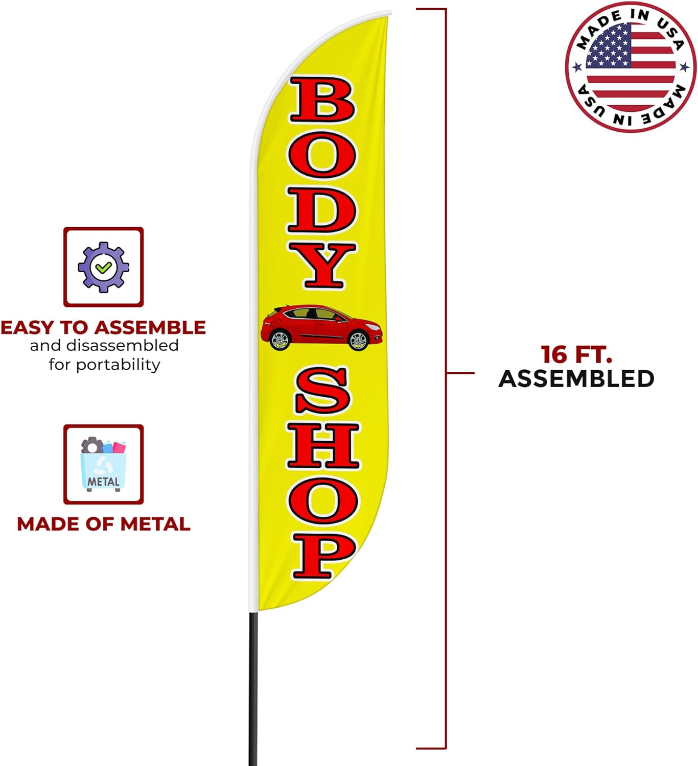 Body Shop Feather Flag / Swooper Flag