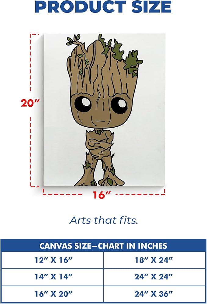 Groot Wall Canvas 1 Piece