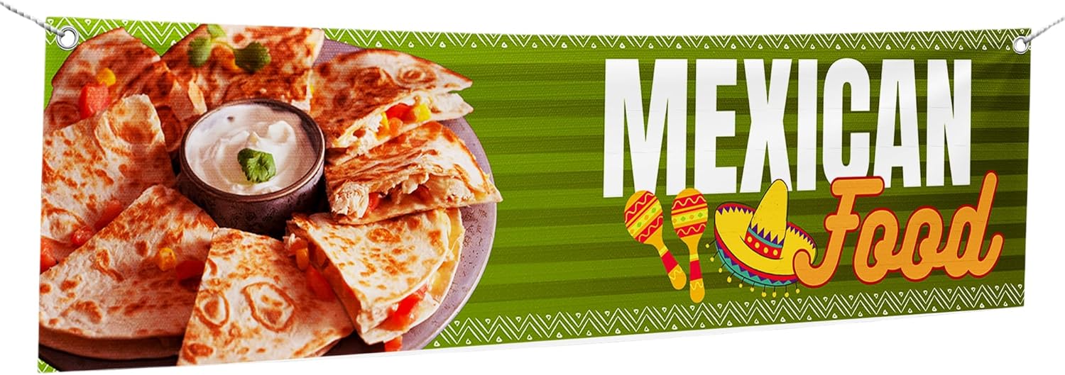 Mexican Food Large Banner