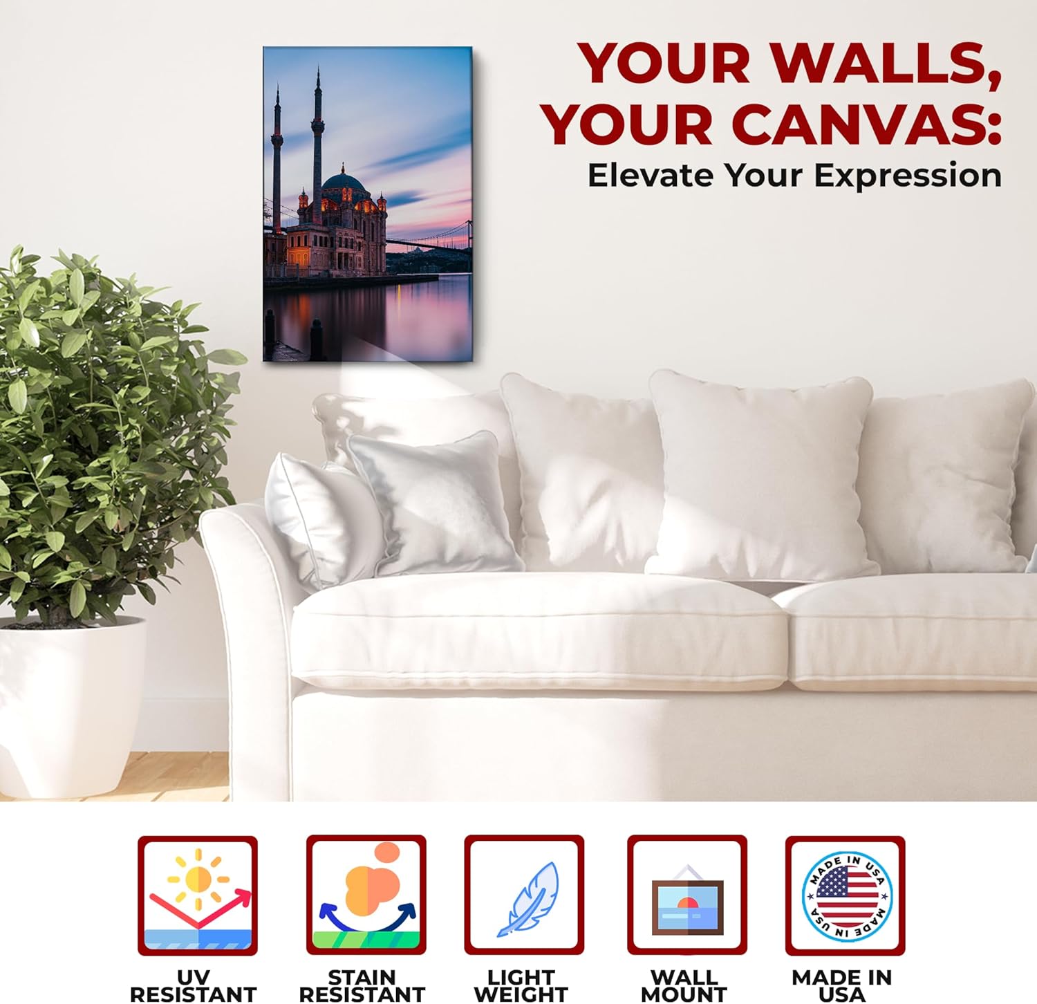 Istanbul Wall Canvas Set of 1