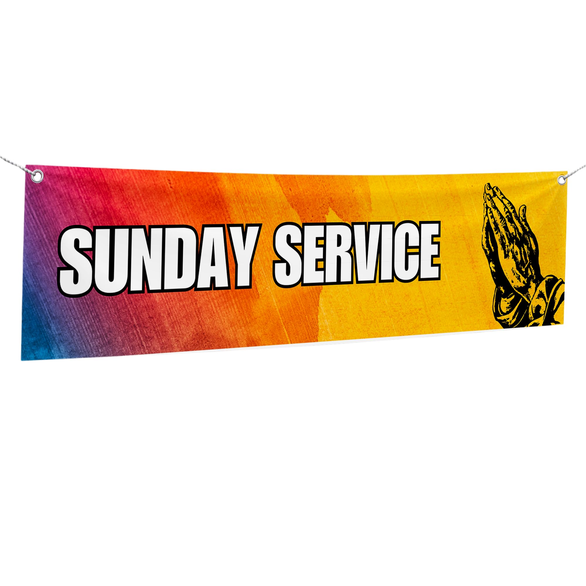 Sunday Service Large Banner