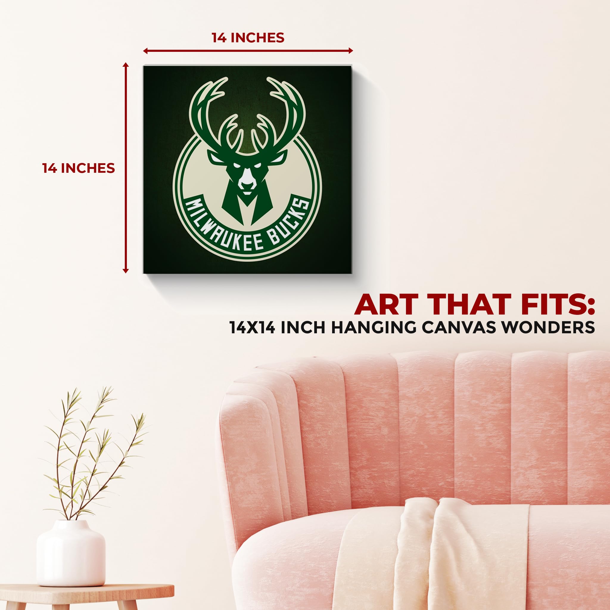 Milwaukee Bucks Wall Canvas Set of 1