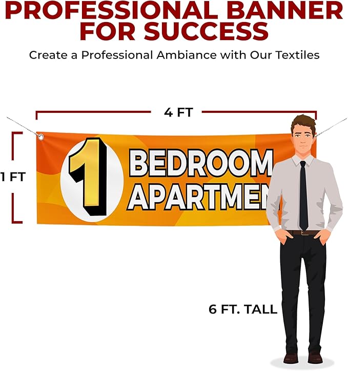 1 Bedroom Apartment Large Banner