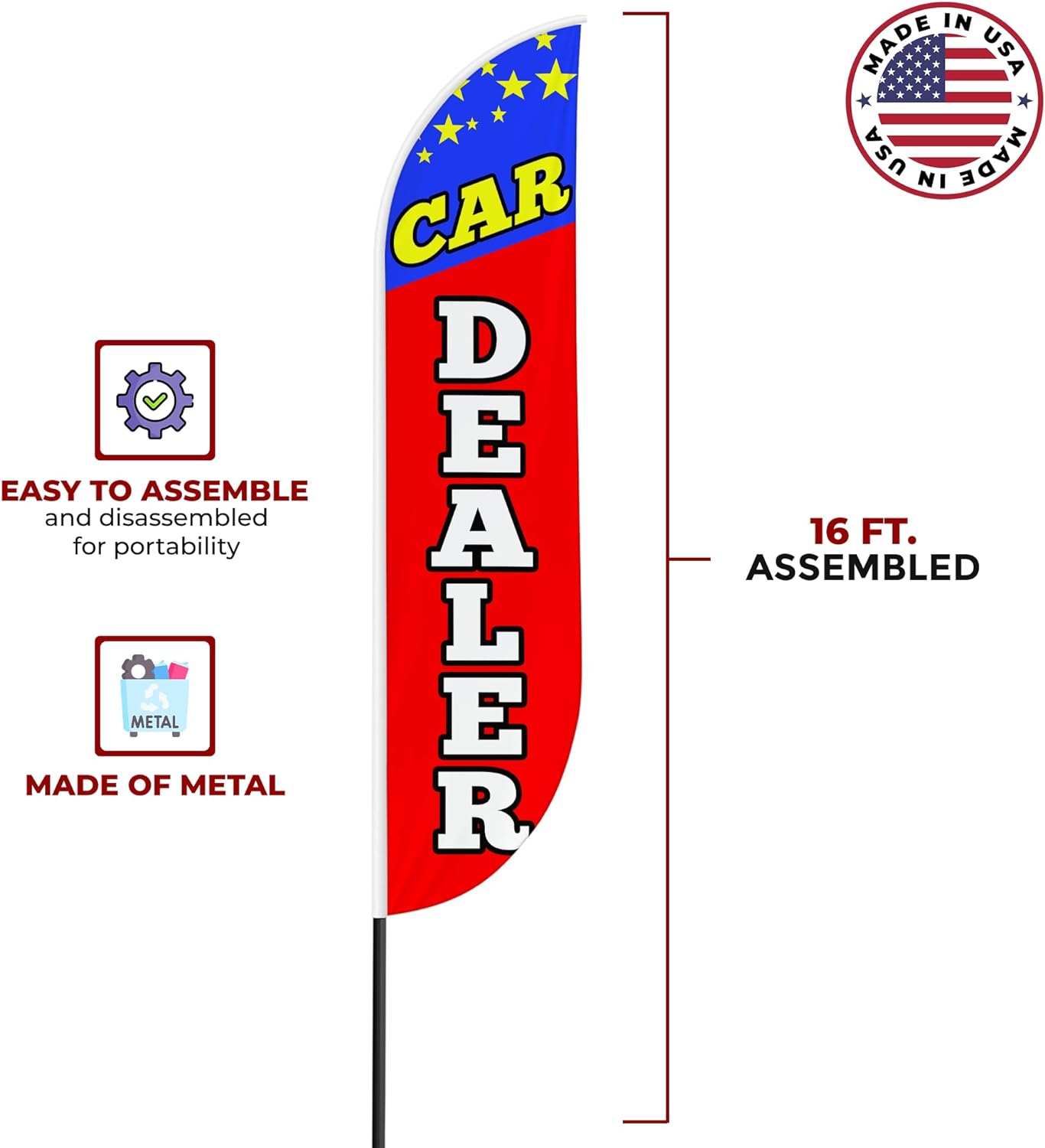 Car Dealer Feather Flag / Swooper Flag