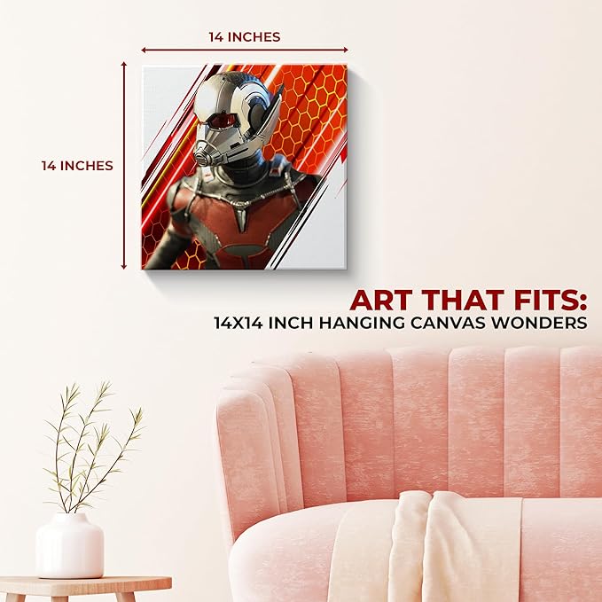 Ant Man Wall Canvas Set of 1 Set of 1 - 14x14