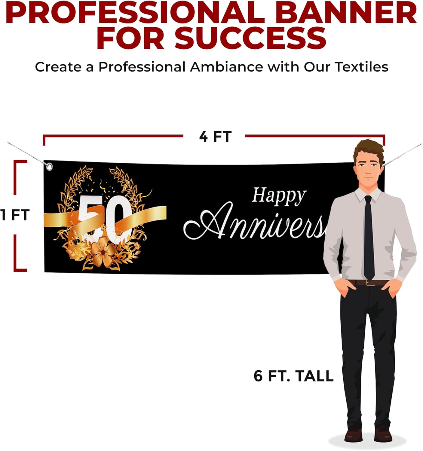 50th Anniversary Large Banner