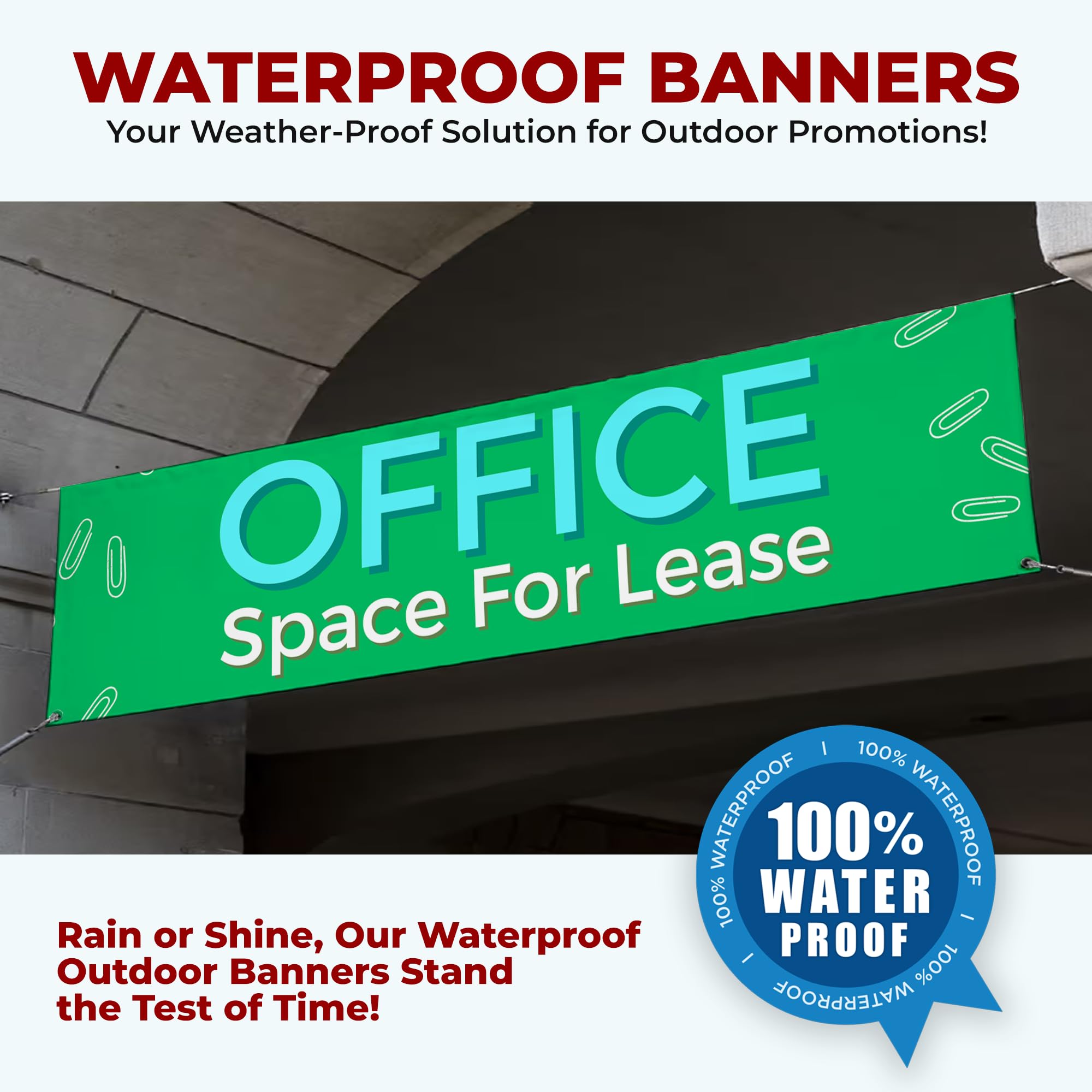 Office Space For Lease Large Banner