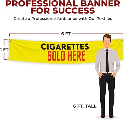 Cigarettes Large Banner