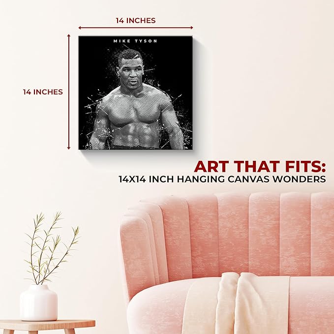 Mike Tyson Wall Canvas Set of 1