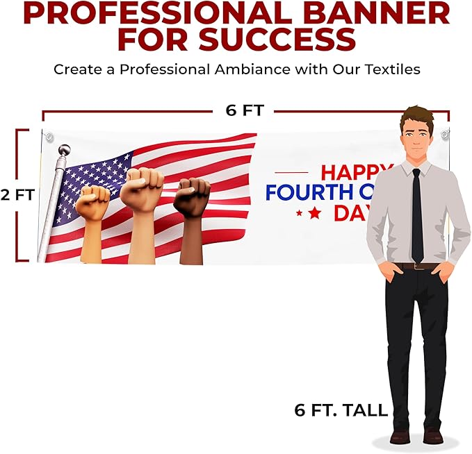 4th of July Large Banner