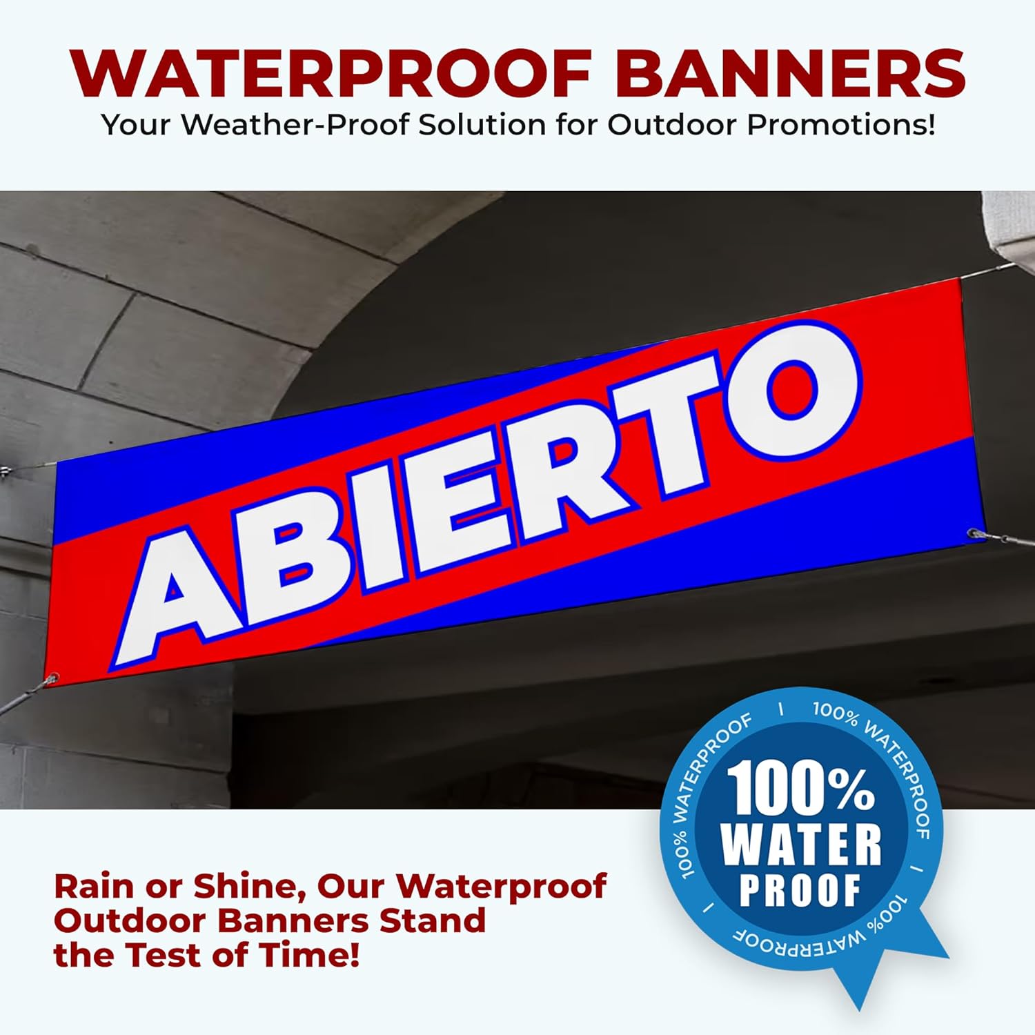 Abierto Large Banner