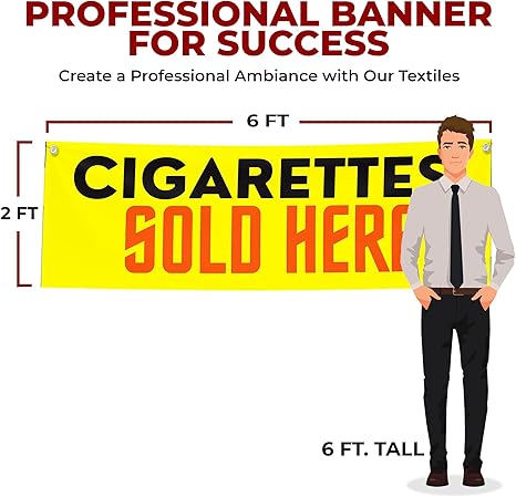 Cigarettes Large Banner