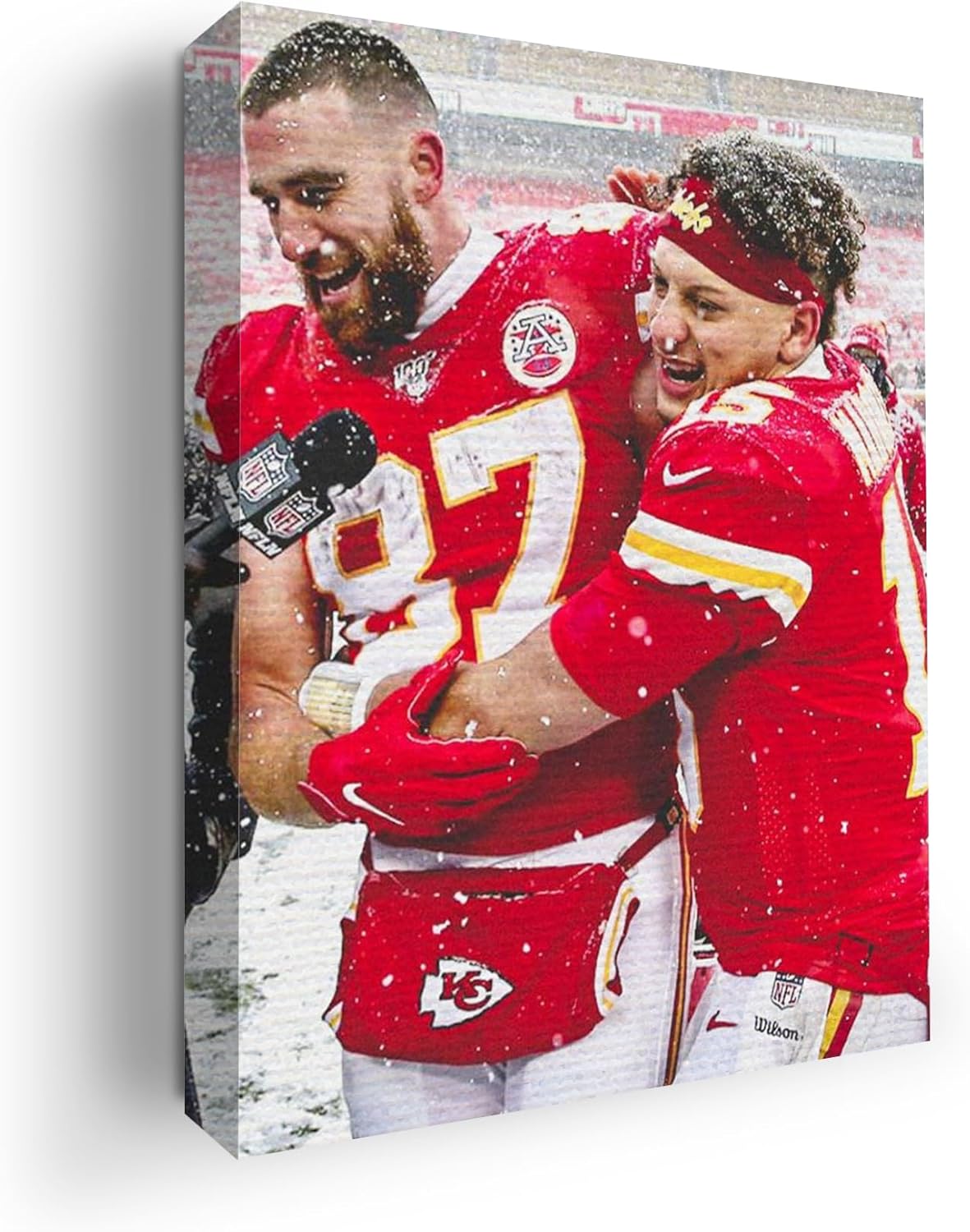 Patrick Mahomes & Travis Kelce Wall Canvas Set of 1