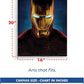 Iron Man Wall Canvas Set of 1 - 16x20