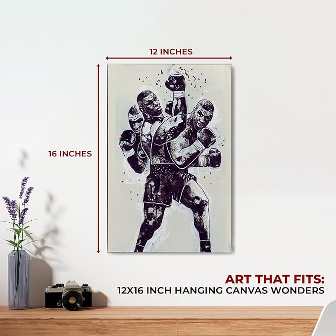 Boxing Guy Wall Canvas Set of 1