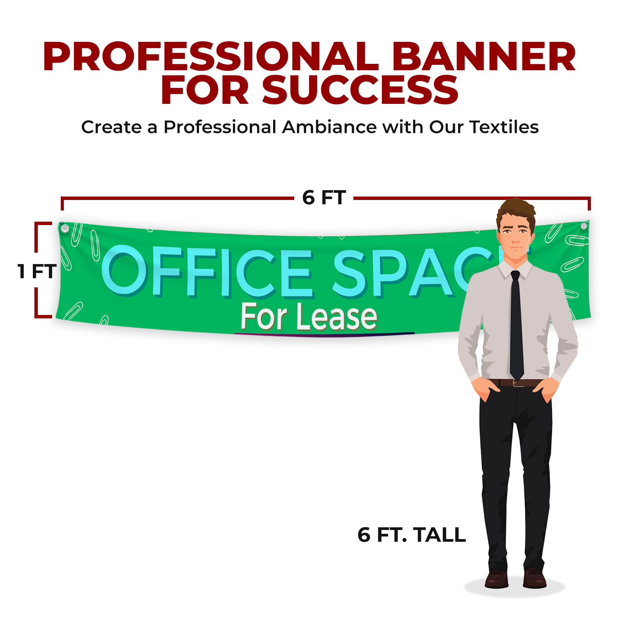 Office Space For Lease Large Banner