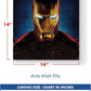 Iron Man Wall Canvas Set of 1 - 14x14