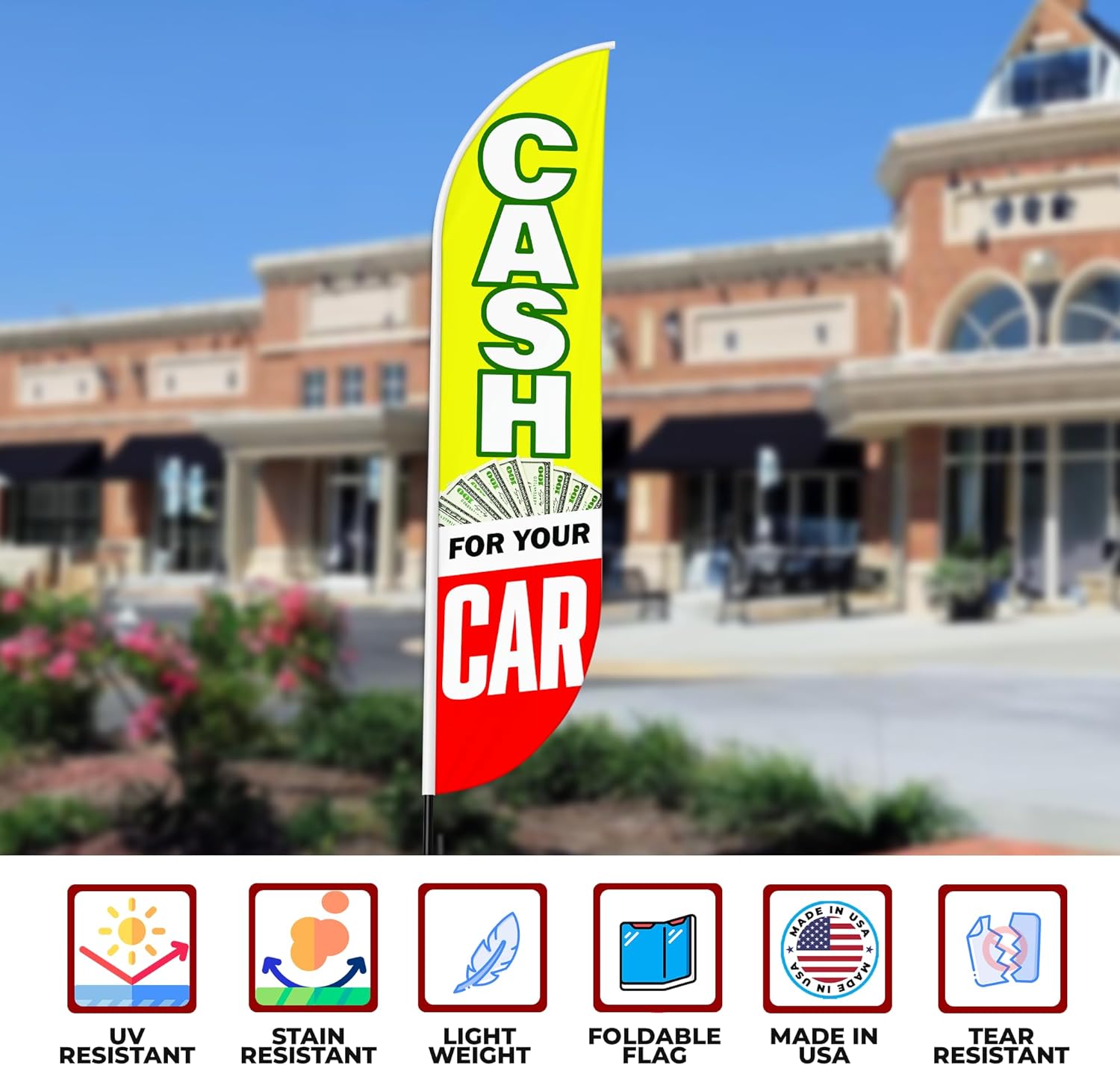 Cash for Car Feather Flag / Swooper Flag