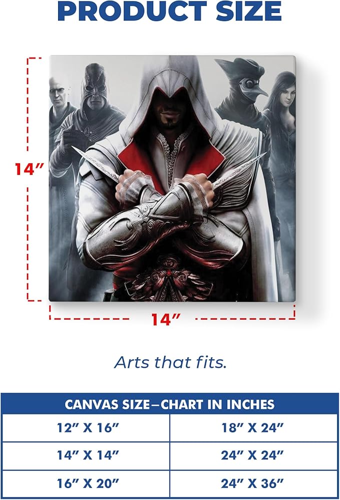 Assassin's Creed Wall Canvas 1 Piece