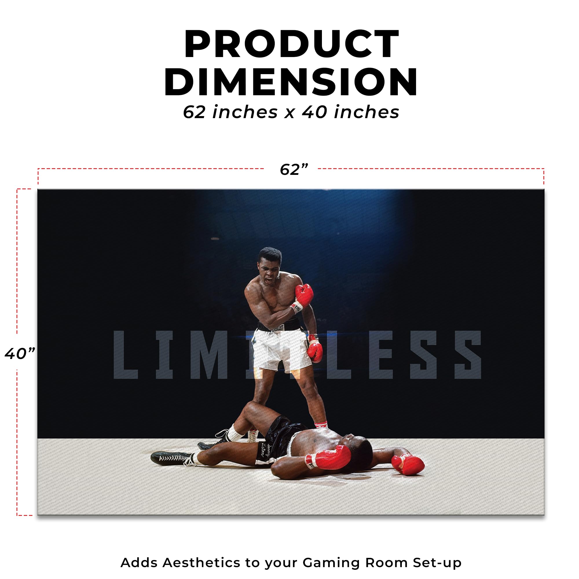 Mohammad Ali Decor Rug- 62x40 inches