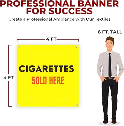 Cigarettes Large Banner