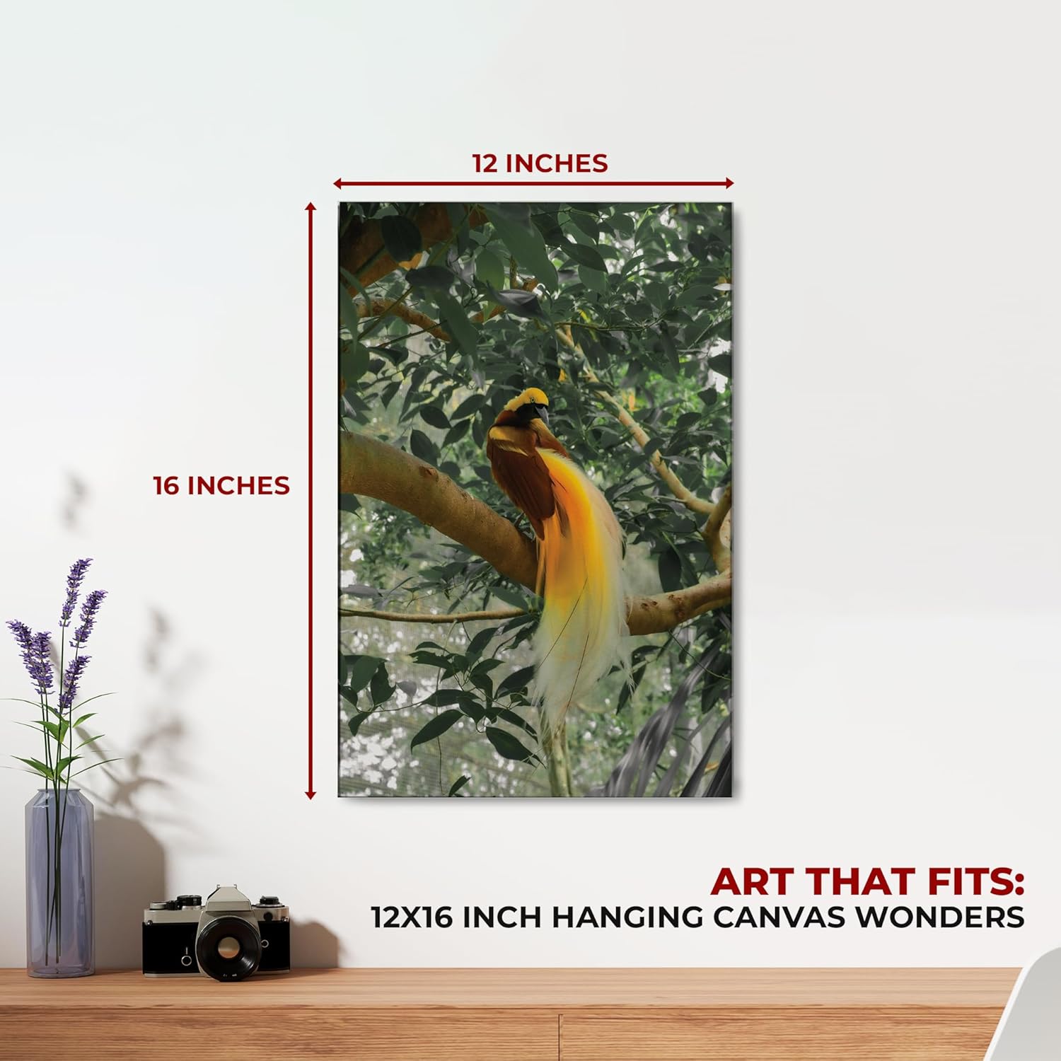 Birds of Paradise Wall Canvas Set of 1