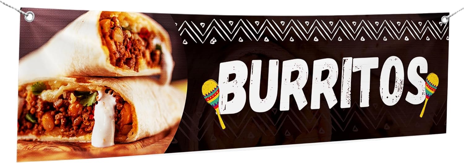 Burritos Large Banner