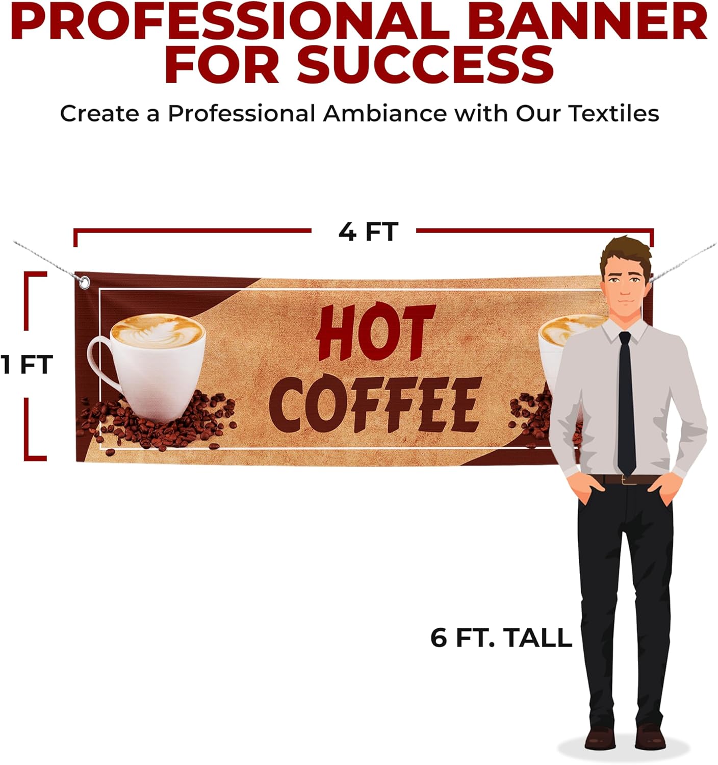 Hot Coffee Large Banner