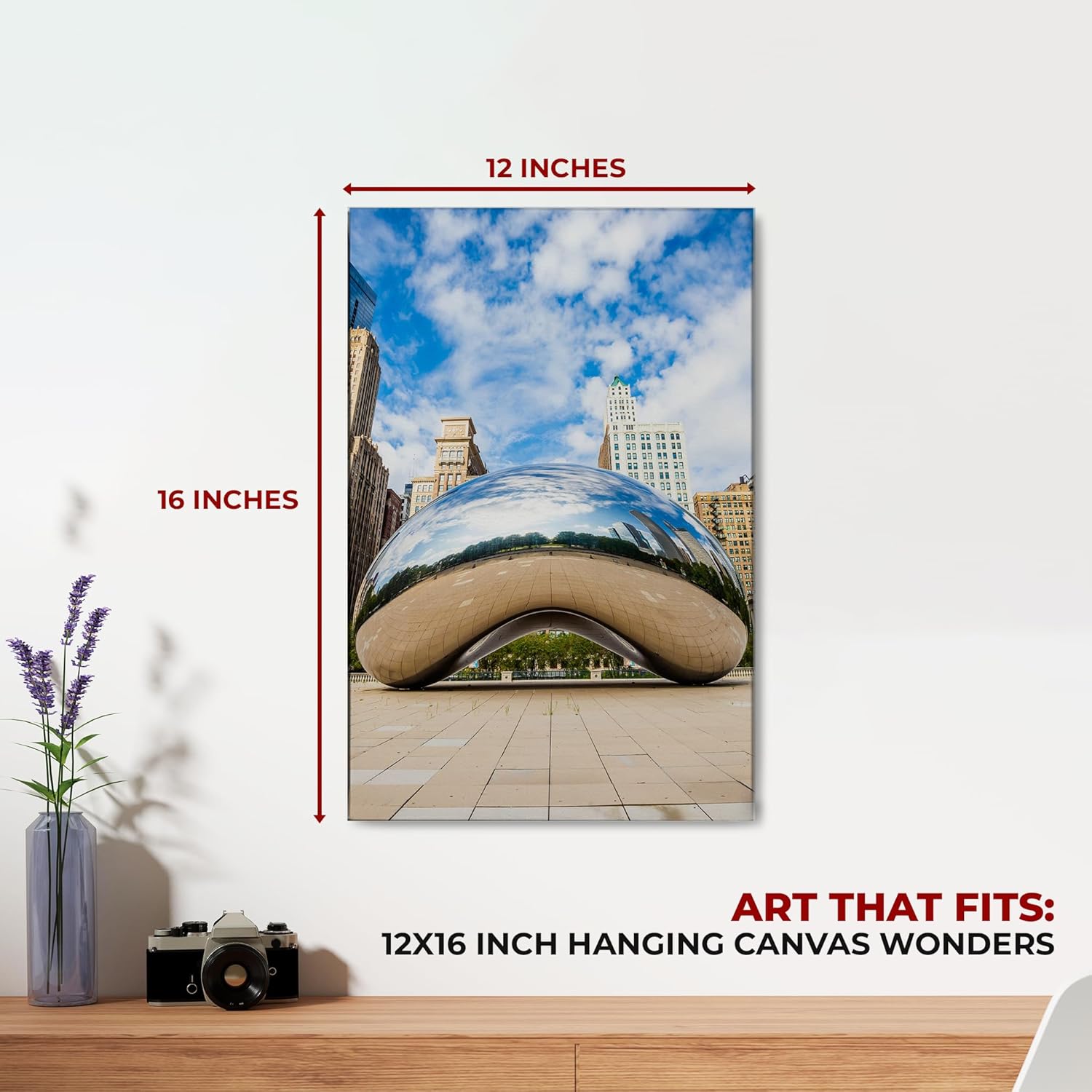 Chicago City Wall Canvas Set of 1